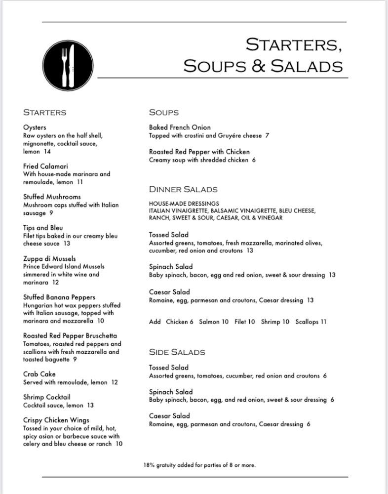 Aquarium Lounge Menu image 2