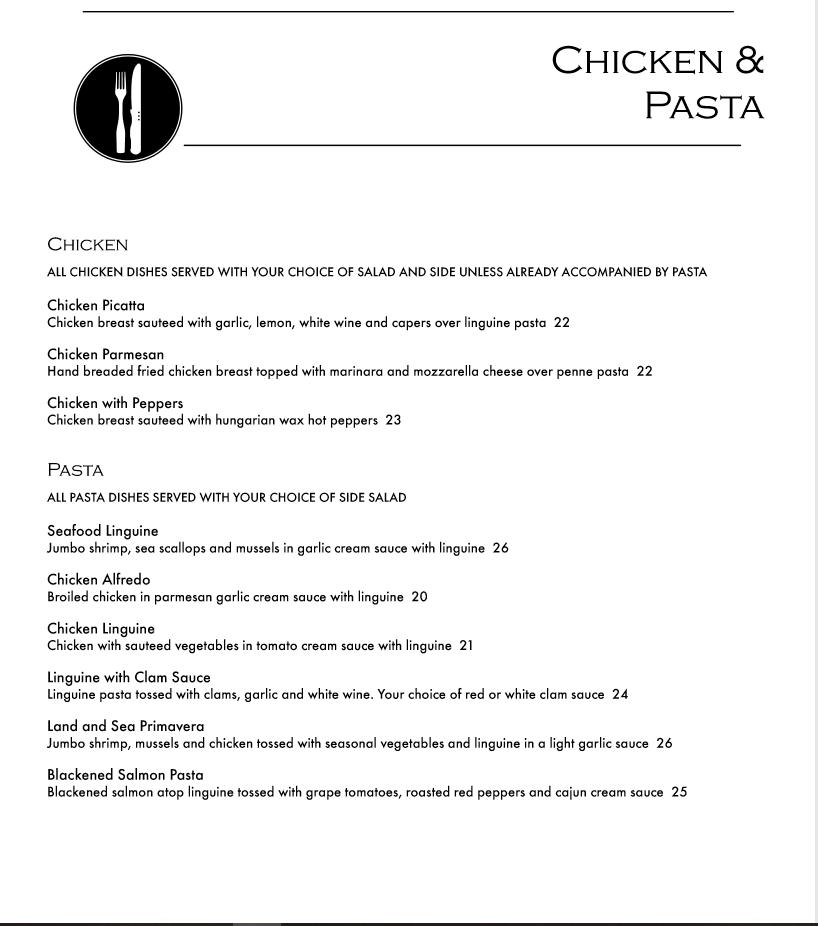 Aquarium Lounge Menu image 3